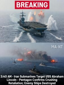 Pre-Dawn Torpedo Attack Targets USS Abraham Lincoln, U.S. Strike Group Responds Without Panic