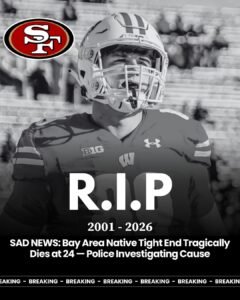 Bay Area Native Tight End Tragically Dies at 24 — Police Investigating Cause