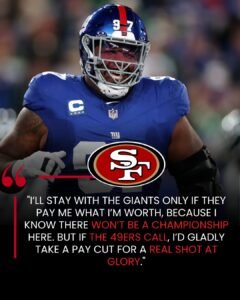 Giants Superstar Sends Message: Ready to Join San Francisco 49ers After Public Trade Request