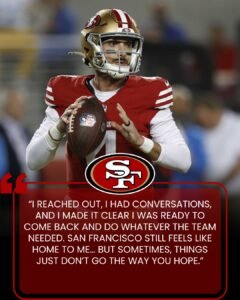 Former 49ers QB Lands With Giants After Failed Bid to Return as San Francisco’s QB2