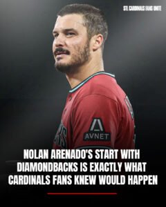 Nolan Arenado’s start with Diamondbacks is exactly what Cardinals fans knew would happen