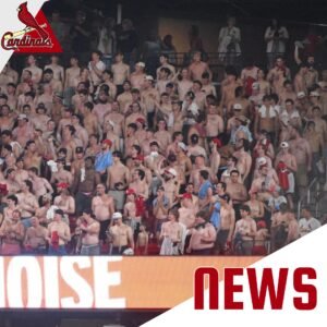 A WILD CELEBRATION: Shirtless fans at Busch Stadium went crazy and helped the Cardinals pull off extra-inning win