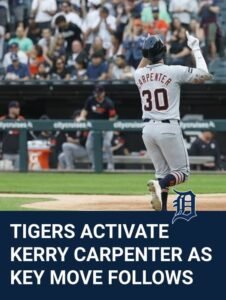 Kerry Carpenter Returns As Tigers Make Surprising Move