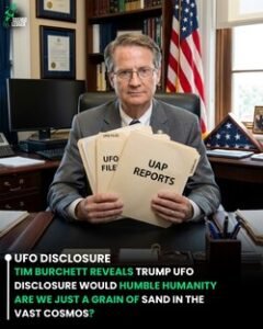 “WE ARE ONE GRAIN OF SAND ON A HUNDRED MILLION BEACHES”: CONGRESSMAN TIM BURCHETT SAYS TRUMP’S CLASSIFIED UFO FILES COULD HUMBLE HUMANITY LIKE NEVER BEFORE