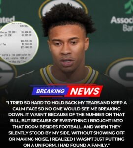 HEARTWARMING: Packers Rookie Left Speechless After Being Hit With $33,000 Team Dinner Bill — While Still Scraping Every Dollar to Treat His Cousin’s Rare Disease; The Untold Story Brought Tears to Families in Green Bay