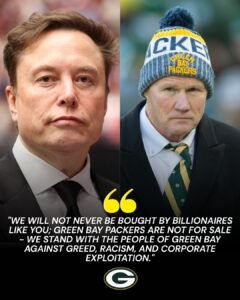 BREAKING NEWS: Green Bay Packers Shock the NFL by Rejecting Elon Musk’s Alleged $500 Million Offer — “We Will NEVER Be Bought by Billionaires Like You”