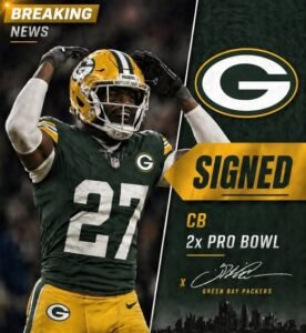 BREAKING: Just 12 Hours After Buffalo Bills Fail to Re-Sign 2× Pro Bowl Veteran Cornerback, Superstar Sets Sights on Joining Green Bay Packers to Secure His First Super Bowl Win