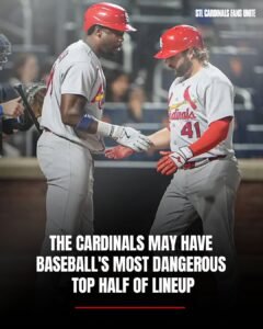 The Cardinals may have baseball’s most dangerous top half of lineup