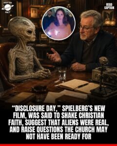🚨 SPIELBERG’S “DISCLOSURE DAY” IGNITES GLOBAL DEBATE: Could Alien Contact Shake Christianity to Its Core?