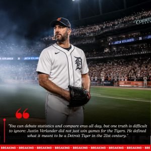 SHOCKING DETROIT MOMENT: Justin Verlander Honored as the Greatest Pitcher in Tigers History — A Legendary Career That Became Immortal